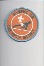 1981 Dan Patch District Olympics patch picture