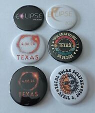 Any 10 SOLAR ECLIPSE BUTTON or Magnet Watching Party  pinback  2.25