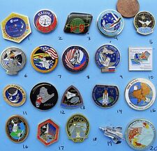 NASA enamel PIN lot of 20 - vtg ISS Space Shuttle Station Apollo Soyuz - Group B picture