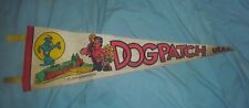 Dogpatch USA Vintage 1972 Lil Abner and Daisy Mae Sign Pennant Souvenir RARE picture