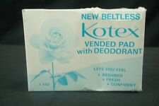 Vintage 1979 KOTEX Feminine Napkin Pad One Vended with Deodorant Beltless picture