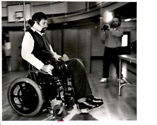 LG34 1993 Original Photo PERKINS SCHOOL FOR THE BLIND NEW WHEELCHAIR TECH BOSTON picture
