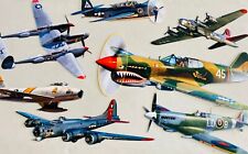 Collection 7 Metal Wall Art Famous Planes U.S. Air Force Aircraft Signs Grossman picture