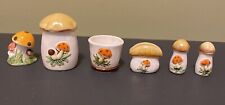 Merry Mushroom Miniatures 6 Pieces Vintage Sears 1970s Rare Find picture