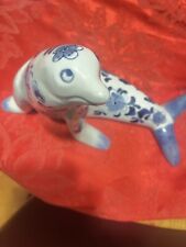 Vintage Centrum Chinoiserie Blue and White Seal Figurine picture