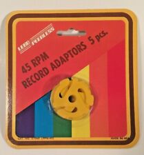 Lebo 45 RPM Record Adapters 5 Pieces Vintage 1970's Made in the U.S.A picture
