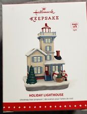 2015 Hallmark Christmas holiday Lighthouse Ornament #4 Series Never Displayed  picture