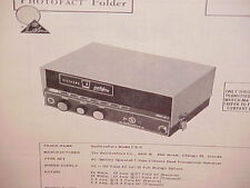 1963 HALLICRAFTERS CB RADIO SERVICE SHOP MANUAL MODEL CB-3 picture