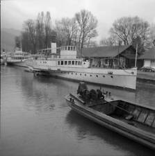 Helvetia steamer on Lake Thun 1959 Old Historic Photo picture