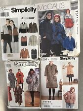 Lot Of 4 Vtg Simplicity/McCall’s Jacket/robe Patterns Men And Womens Uncut picture