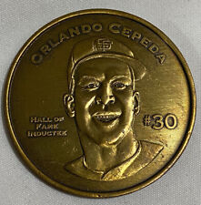 Vintage MLB Coin Token Orlando Cepeda Limited Edition Hall of Fame Giants HOF picture