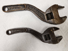 Lot of 2 Vintage McKinnon Adjustable S wrenches, 10