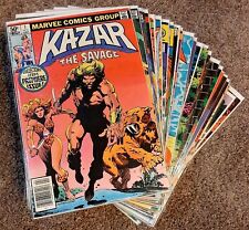 KAZAR Entire Set #1-34 (1981) by Marvel w/ Spider-Man, Shanna 100% E-Bay Rating picture