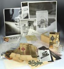 RARE c.1950 HILLIER COLOGNE ADVERTISING LOT-GLOSSY PHOTOS, MADEMOISELLE & MORE picture