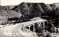 Vintage RPPC Postcard Old Oregon Trail Blue Mts Oregon picture