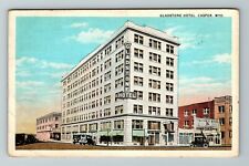 Casper WY-Wyoming, Gladstone Hotel, Outside Scenic View, Vintage Postcard picture