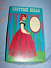 Boxed 1962 Costume Dolls-Belles of Civil War Paper Dolls-Platt & Munk picture