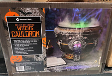 Pre-Lit Decorative HALLOWEEN Witch's Cauldron Lights & Sounds Change picture