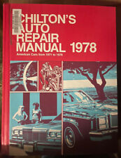 1971-78 Chilton’s American Car Shop Service Manual Ford Chevrolet GM Mopar - HC picture
