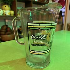 Coca-Cola  Collectible Whataburger Yellow Rose Of Texas Pitcher picture