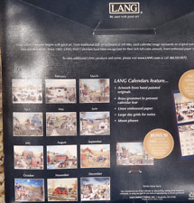 2016 LANG LINDA NELSON STOCKS Calendar Frame the FOLK ART 29th Edition Envelope picture