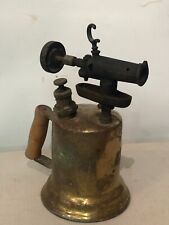 Old Antique Vintage Montgomery Wards Eclipse Quality Brass Blow Torch picture
