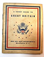 WW2 - A Short Guide to GREAT BRITAIN Booklet for US Soldiers ~ Allied Offensive picture