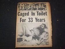 1965 SEPTEMBER 27 MIDNIGHT NEWSPAPER - CAGED IN TOILET FOR 33 YEARS - NP 7351 picture