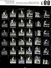 LD363 1988 Orig Contact Sheet Photo BOB WELCH OAKLAND A'S TOM BROOKENS TIGERS picture