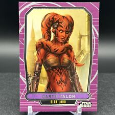 Darth Talon 220 2012 Galactic Files Topps Star Wars Card picture