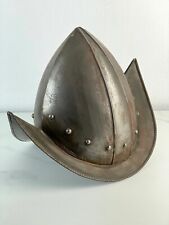 Spanish Morion Steel Replica Old Model Spanish Kettle Hat picture