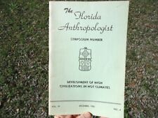 RARE FLORIDA ANTHROPOLOGIST BOOK from 1953 ARTIFACTS ARROWHEADS IDENTIFICATION @ picture