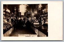 Real Photo Interior Of B.G. Daly's Store Van Etten New York NY RP RPPC L-19 picture