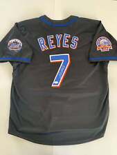 Jose Reyes Autographed NY Mets Black CUSTOM Jersey (JSA) picture