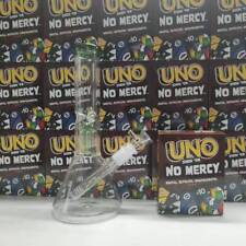 Green Bong Glass Hookah Bowl 14mm Ice Catcher Perc Water Pipe +1X Uno Show em  picture