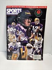 1993 Washington Sports Magazine.  Huskies Football.  Rose Bowl Souvenir Issue picture