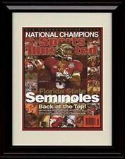 Framed 8x10 Florida State Seminoles National Champs SI Autograph Promo Print - picture