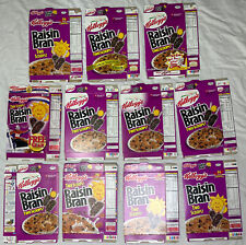 1990's-2000's Empty Raisin Bran 20OZ Cereal Boxes Lot of 11 SKU U199/228 picture