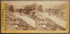 California Rare Early Photo c.1860s/70s  Lawrence & Houseworth Stereoview Donner picture
