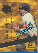 Y.A. Tittle 1994 Signature Rookies Hall of Fame auto autograph card HOF21 /2500 picture