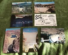 Hoover Dam bundle of 6 post cards 1970's Excellent picture