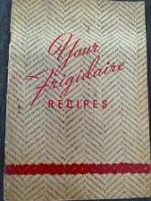 1936 Your Frigidaire Recipes Cookbook division General Motors picture