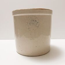 Vintage Louisville Pottery Indian Head Beige Stoneware Crock picture