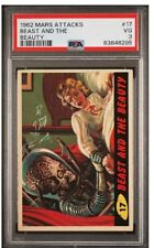 1962 Topps/Bubbles Mars Attacks #17 Beast and the Beauty PSA 3 VG Well Centered picture