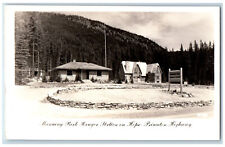 Manning Park BC Canada Postcard Manning Park Ranger Station c1920's RPPC Photo picture