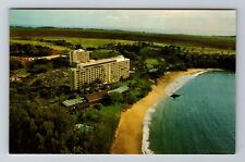 Kauai HI-Hawaii, Aerial Kauai Surf, Advertisement, Vintage Souvenir Postcard picture