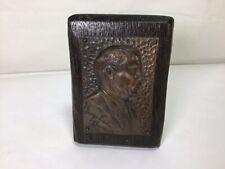 MM72 Antique 1930 / 2 / 25 Copper Relief Figure - Set of only 1 Relief Figure picture