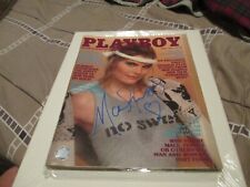 April 1982 Playboy Magazine Autographed By Mariel Hemingway With COA picture