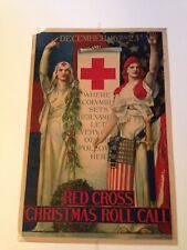 WW1 Orginal 102yrs Old Poster “Red Cross Christmas Roll Call picture