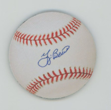 Yogi Berra - Facsimile Autograph Baseball Coaster - New York Yankees picture